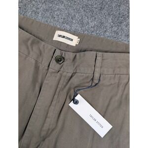 Taylor Stitch The Democratic Foundation Pant Mens 34/34 Smoked Olive Green‎ NWT